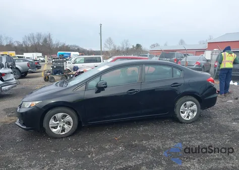 2013 Honda Civic Lx z USA, uszkodzony, nr VIN 2HGFB2F55DH592825